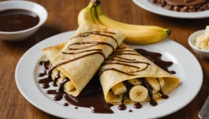 crepe banane chocolat