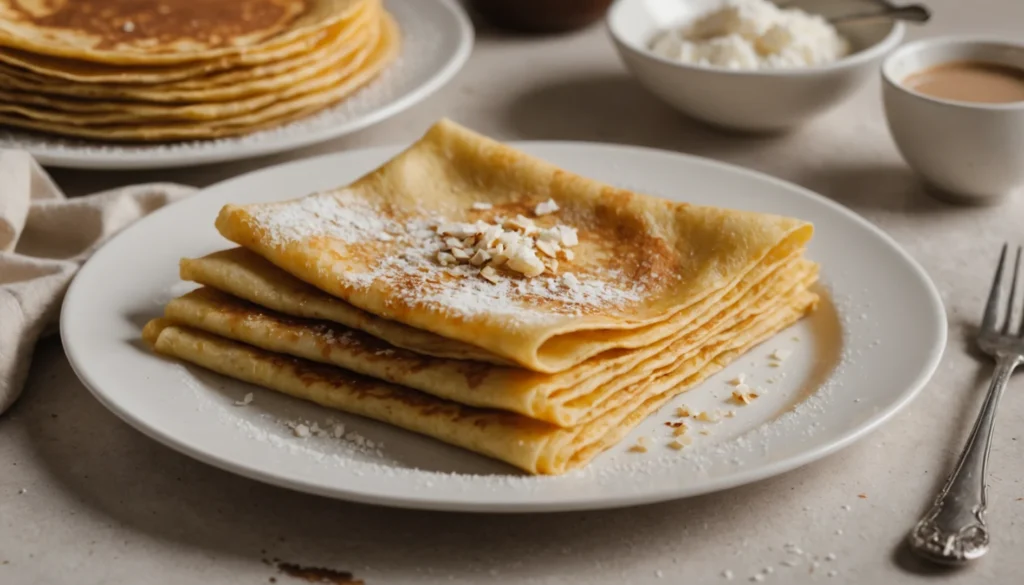 crepe lait de coco