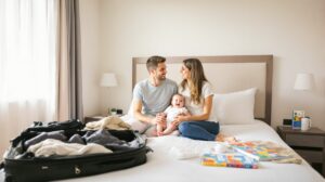premières vacances avec bébé