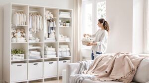 Faire de la place pour les affaires de bébé sans stress