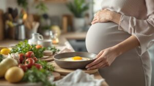 femme enceinte oeuf au plat