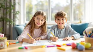 dessin a imprimer de pâques