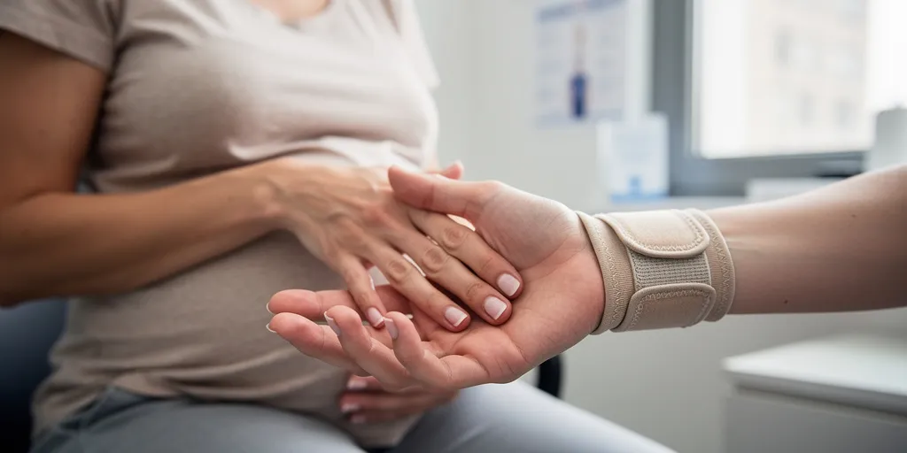 grossesse et fourmi dans les mains