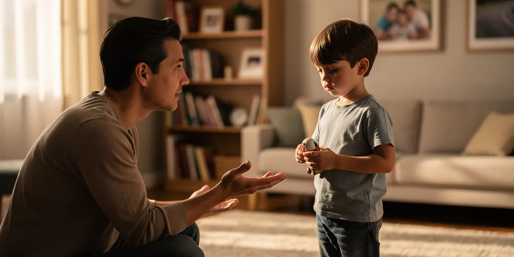 mon enfant ment que faire