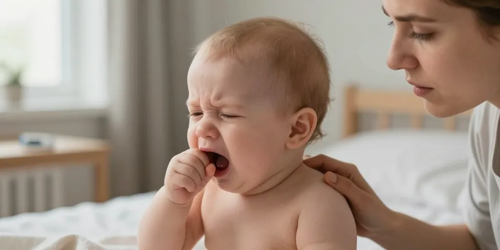 bébé tousse le matin au réveil