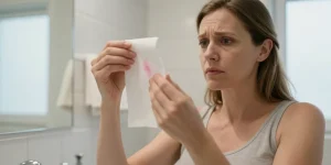 perte rosée en m'essuyant grossesse 7 mois