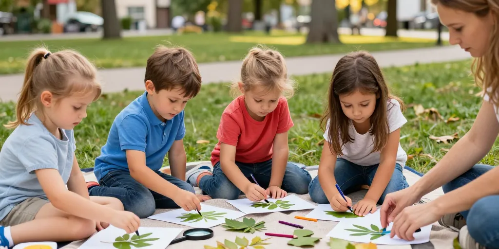 activité sur la nature 3-5 ans