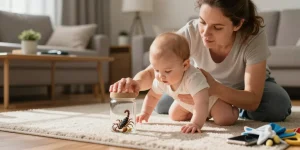 bebe scorpion dans la maison
