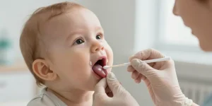 muguet buccal bébé traitement