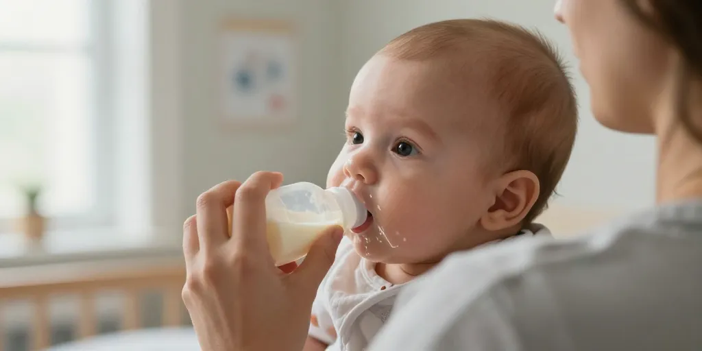 pourquoi bebe regurgite le lait