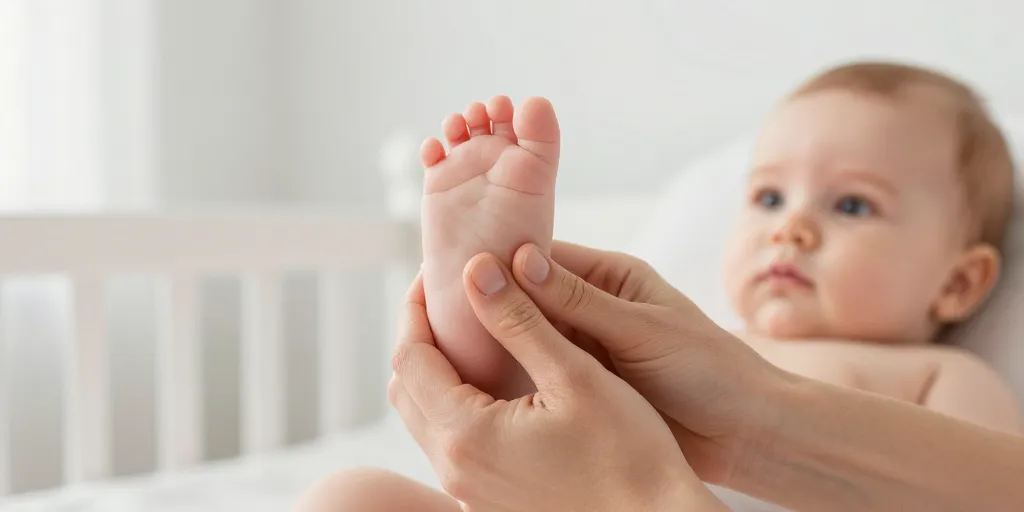 massage pied bebe constipation