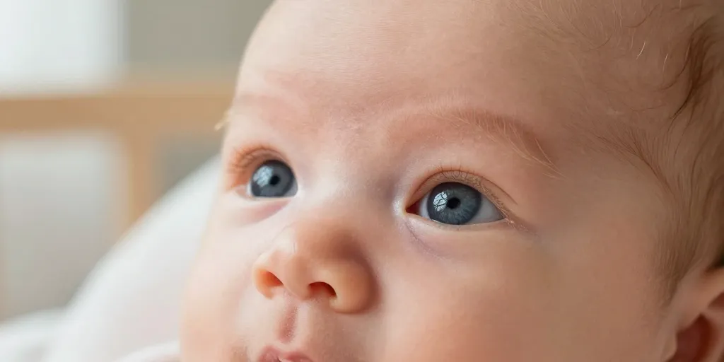 yeux de bebe a la naissance