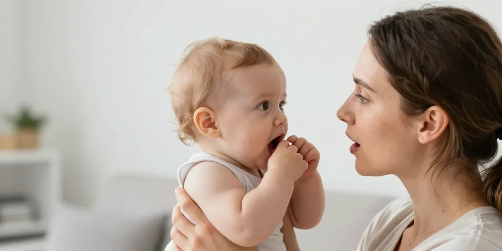 à quel âge bébé parle