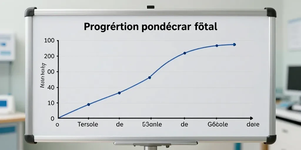 combien de gramme prend un foetus par semaine